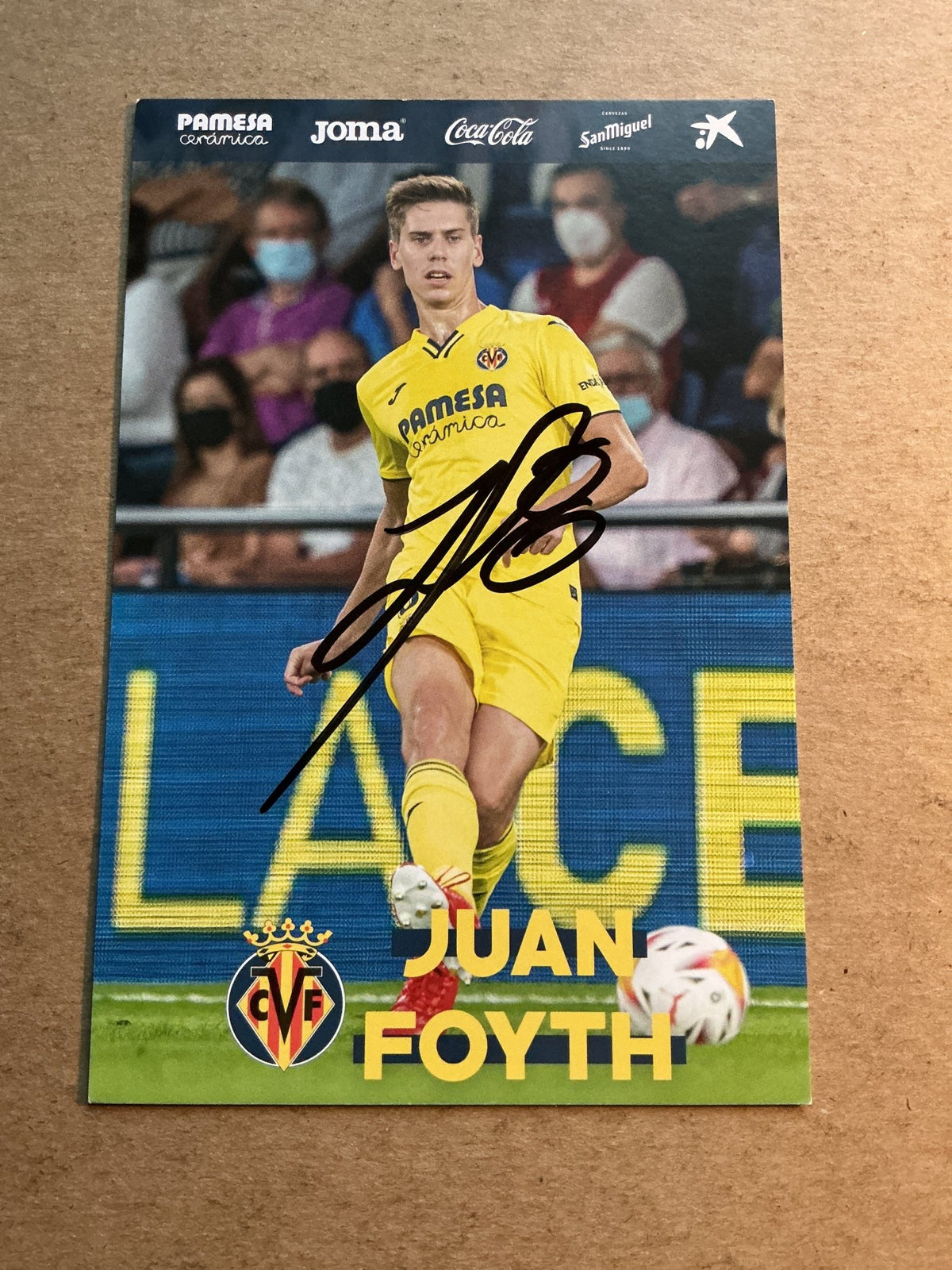 Juan Foyth, Argentina 🇦🇷 Villarreal CF 2021/22 hand signed - Autographs-World