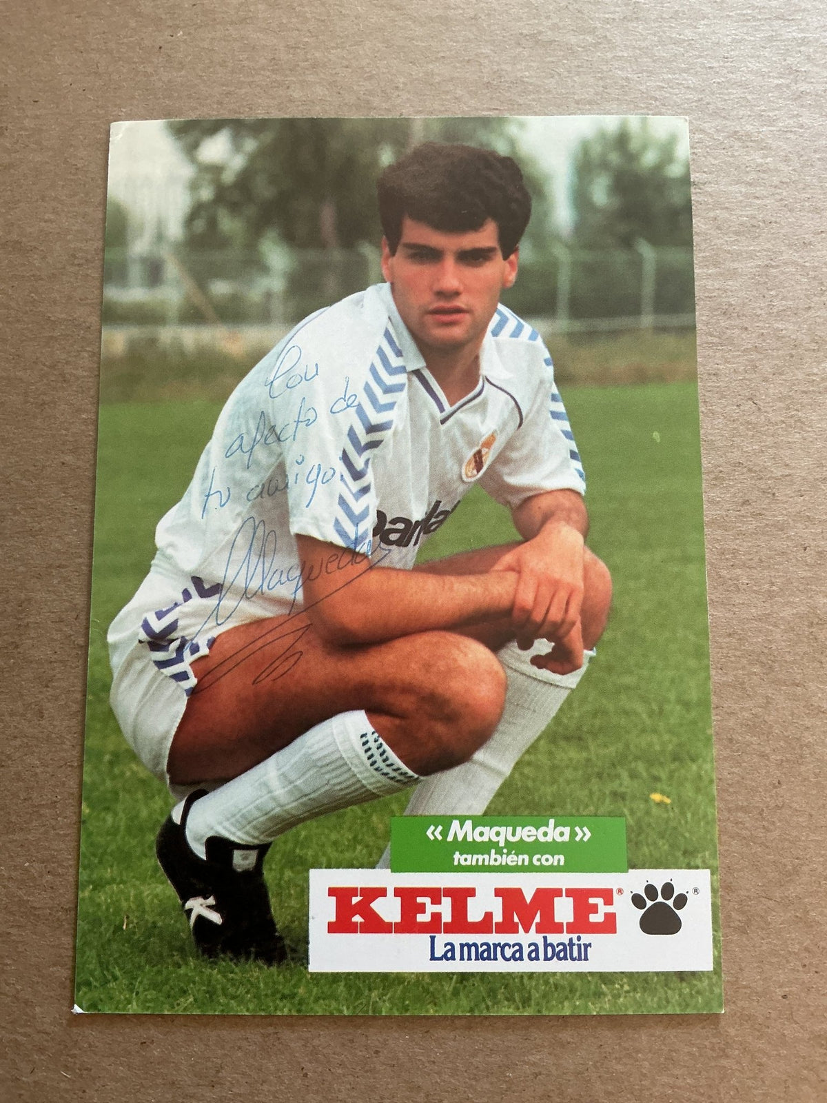 Juan Jose Maqueda, Spain 🇪🇸 Real Madrid 1992/93 hand signed - Autographs-World