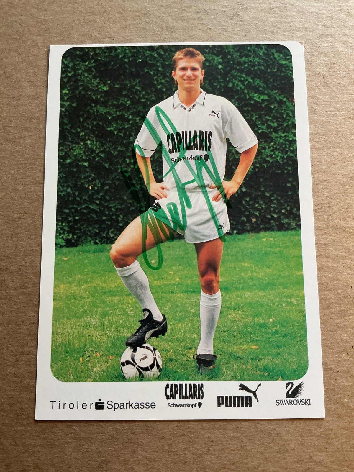 Jürgen Hartmann, Austria 🇦🇹 FC Tirol 1992/93 hand signed - Autographs-World