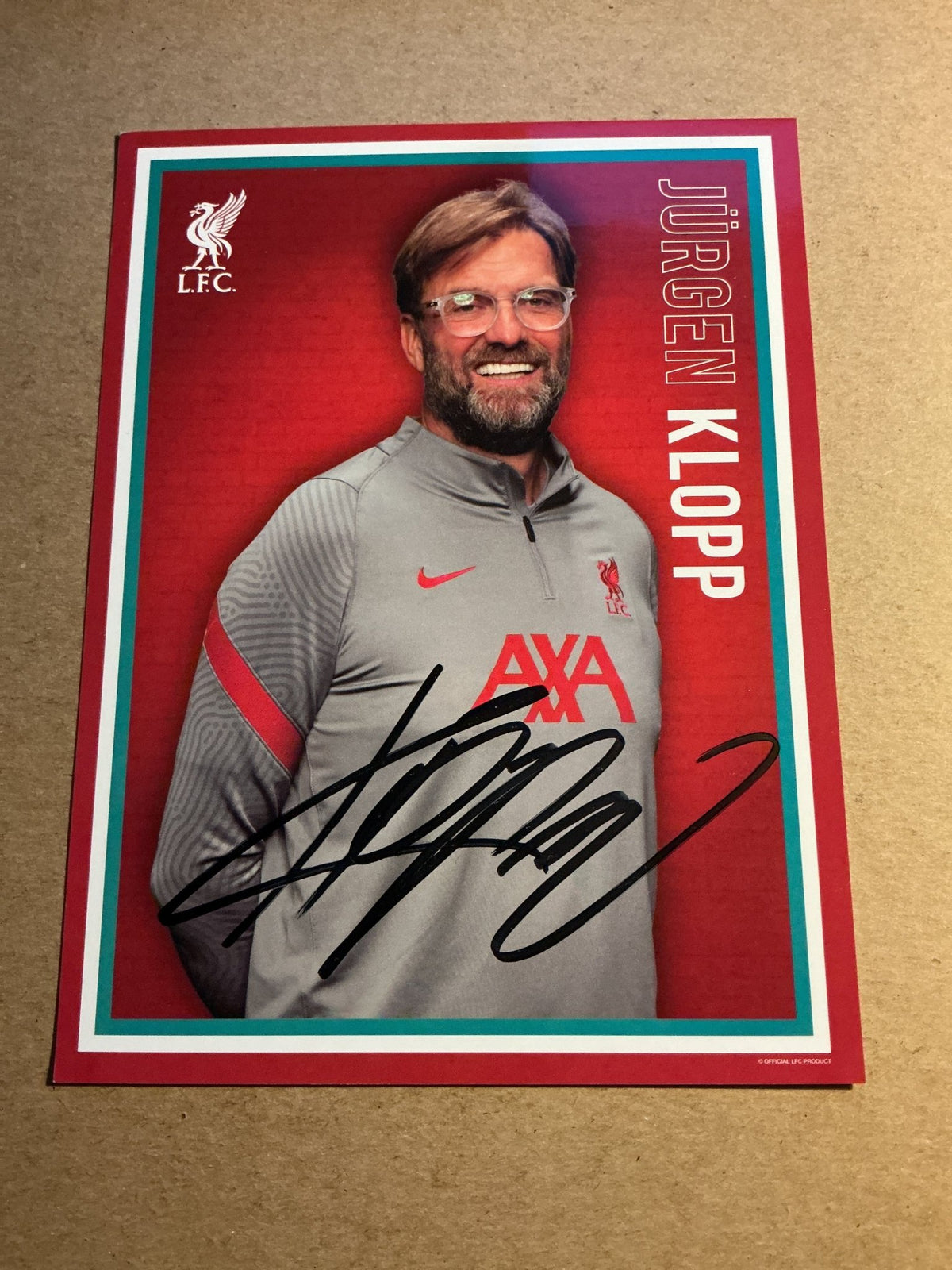 Jürgen Klopp, Germany 🇩🇪 Liverpool FC 2020/21 hand signed - Autographs-World