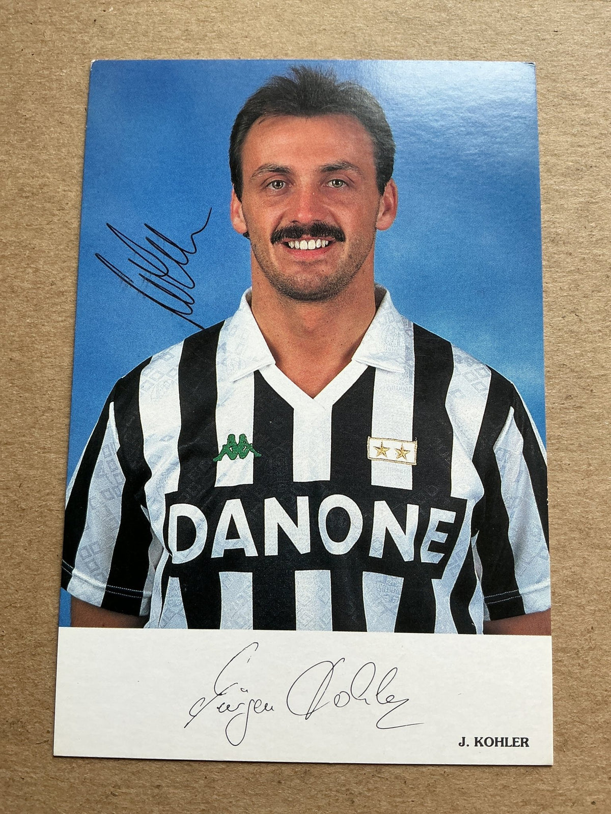 Jürgen Kohler, Germany 🇩🇪 Juventus FC 1992/93 hand signed - Autographs-World