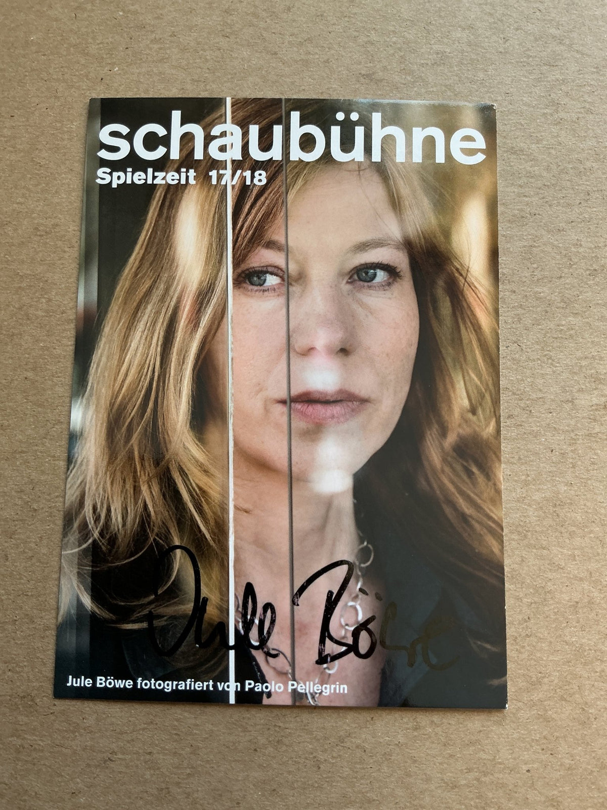 Jule Böwe, Germany 🇩🇪 Actress hand signed - Autographs-World