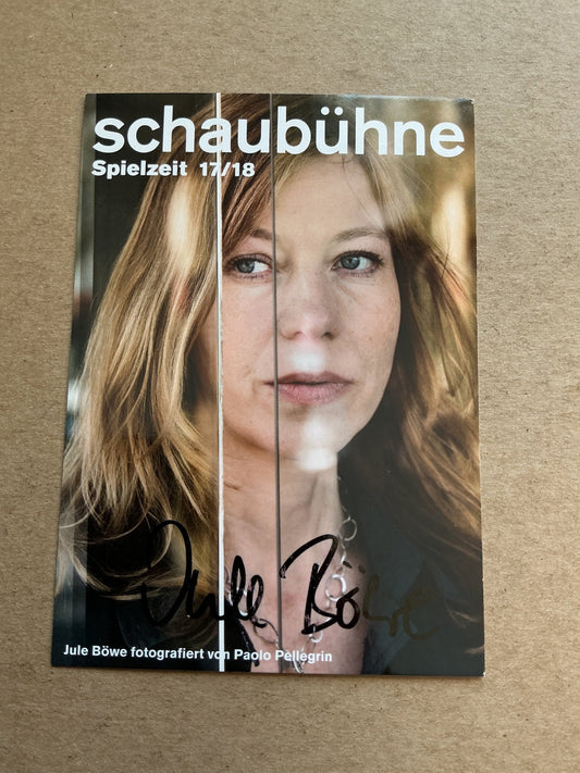 Jule Böwe, Germany 🇩🇪 Actress hand signed - Autographs-World