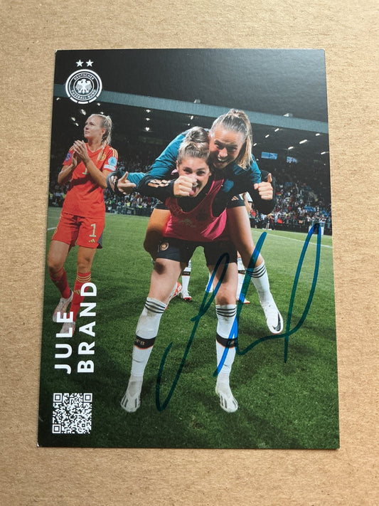 Jule Brand, Germany 🇩🇪 Summer Olympics 2024 hand signed - Autographs-World