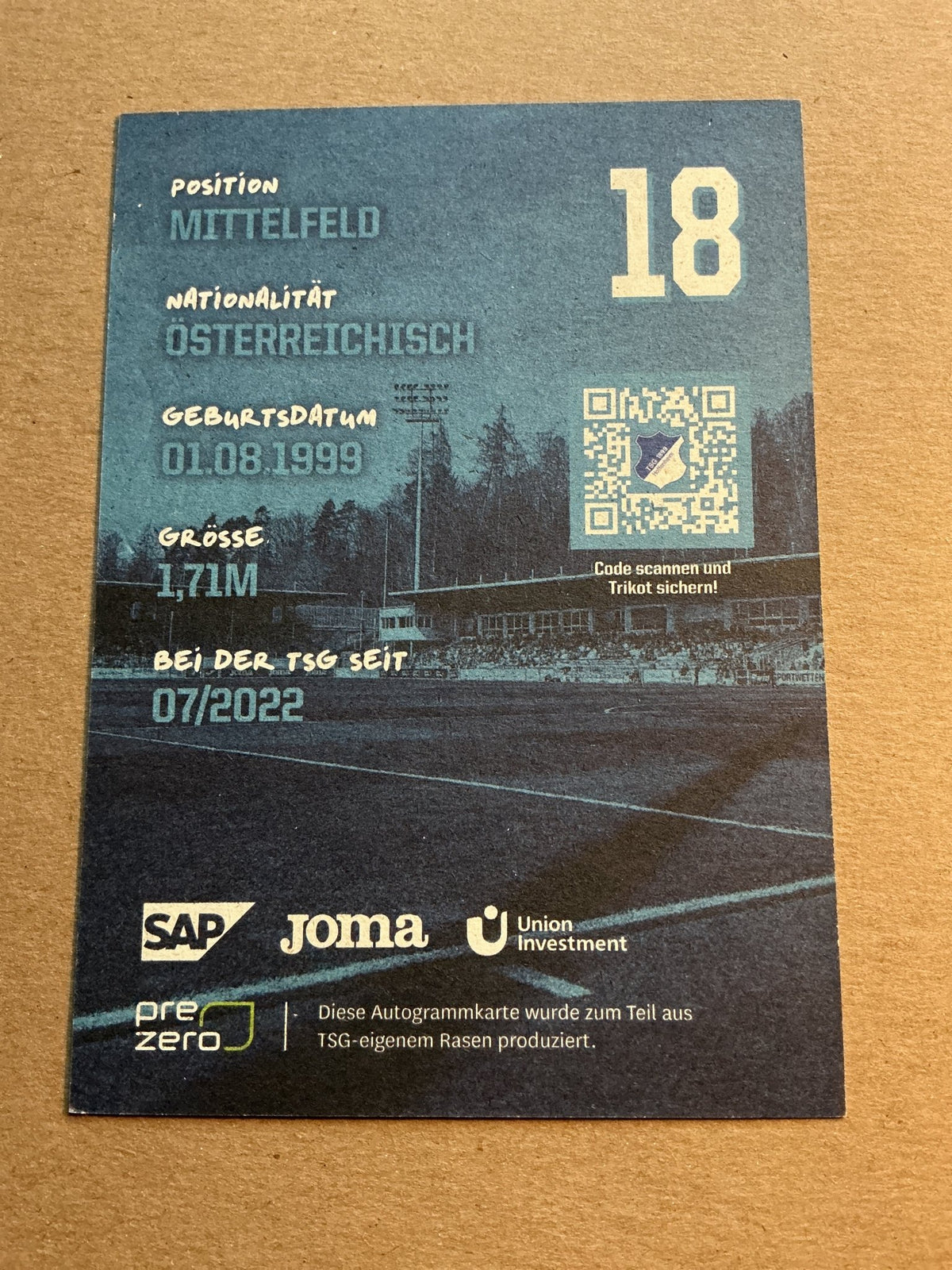 Julia Hickelsberger, Austria 🇦🇹 TSG 1899 Hoffenheim 2022/23 hand signed - Autographs-World