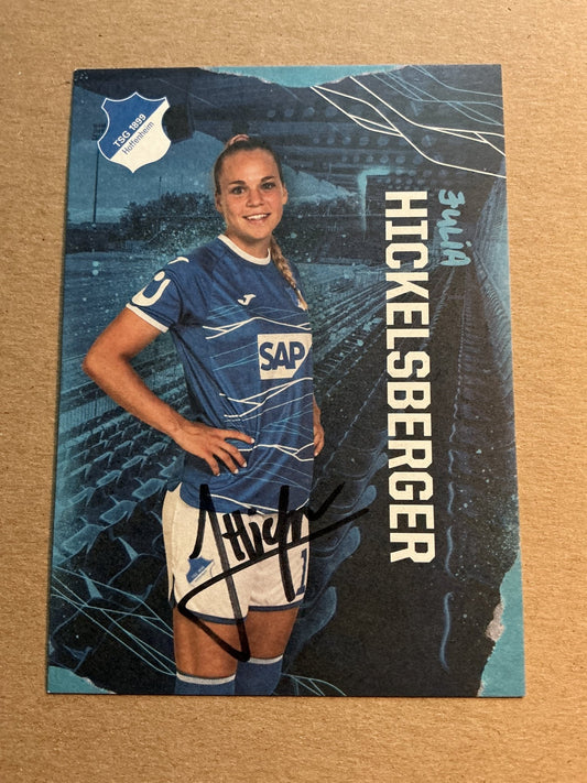 Julia Hickelsberger, Austria 🇦🇹 TSG 1899 Hoffenheim 2022/23 hand signed - Autographs-World