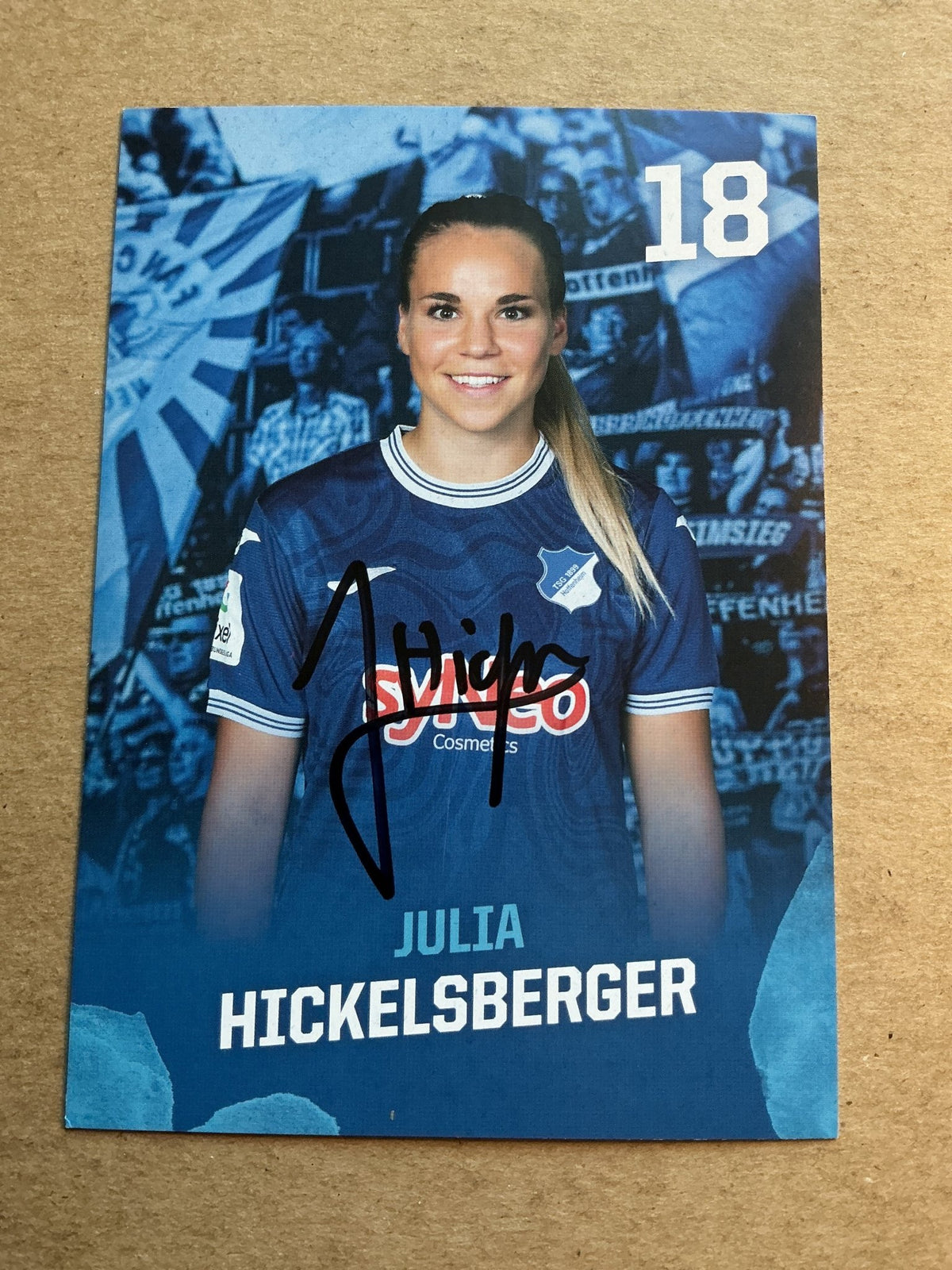 Julia Hickelsberger, Austria 🇦🇹 TSG Hoffenheim 1899 2023/24 hand signed - Autographs-World