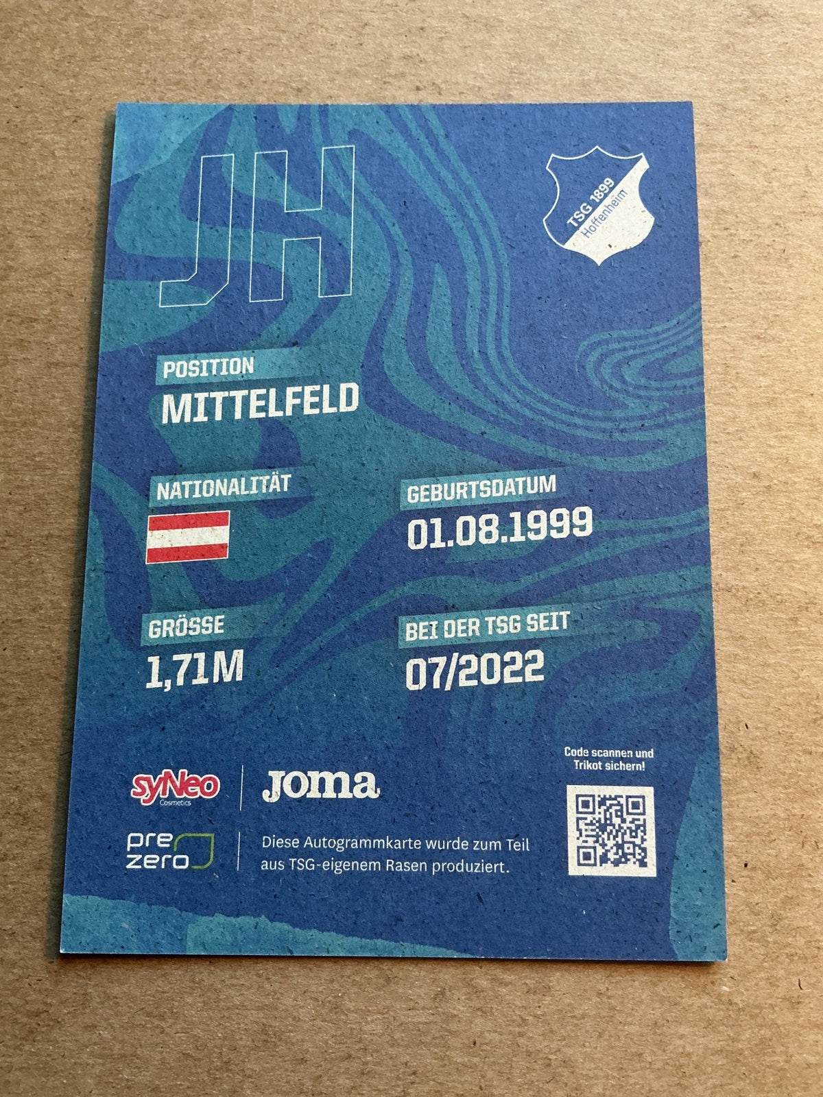 Julia Hickelsberger, Austria 🇦🇹 TSG Hoffenheim 1899 2023/24 hand signed - Autographs-World