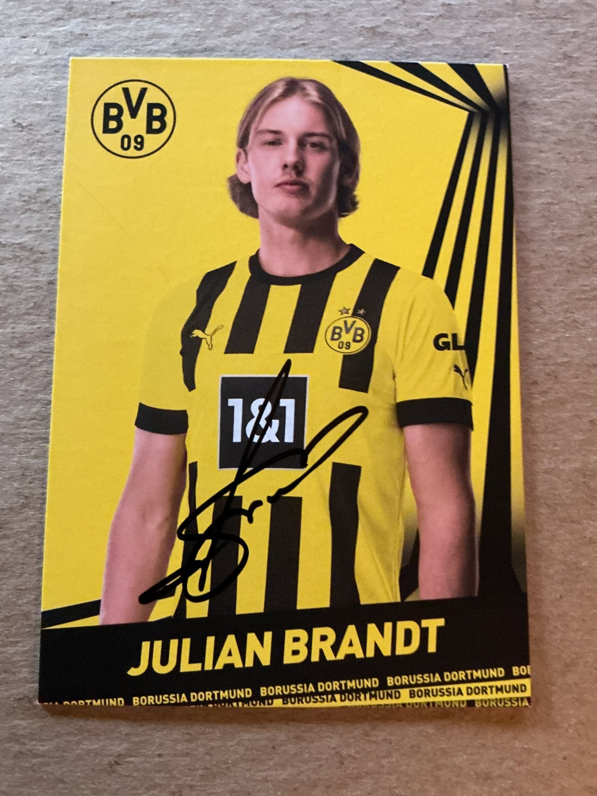 Julian Brandt, Germany 🇩🇪 Borussia Dortmund 2022/23 hand signed - Autographs-World