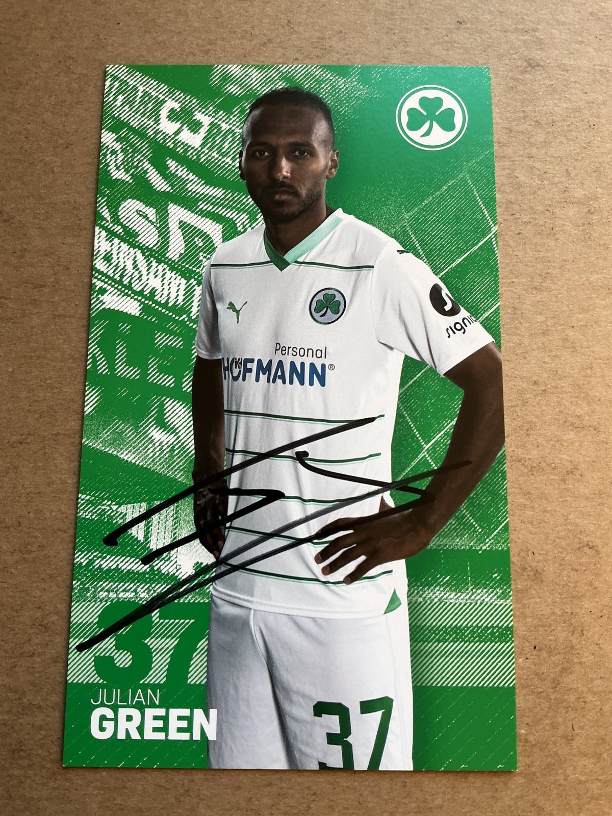 Julian Green, USA 🇺🇸 SpVgg Greuther Fürth 2023/24 hand signed - Autographs-World