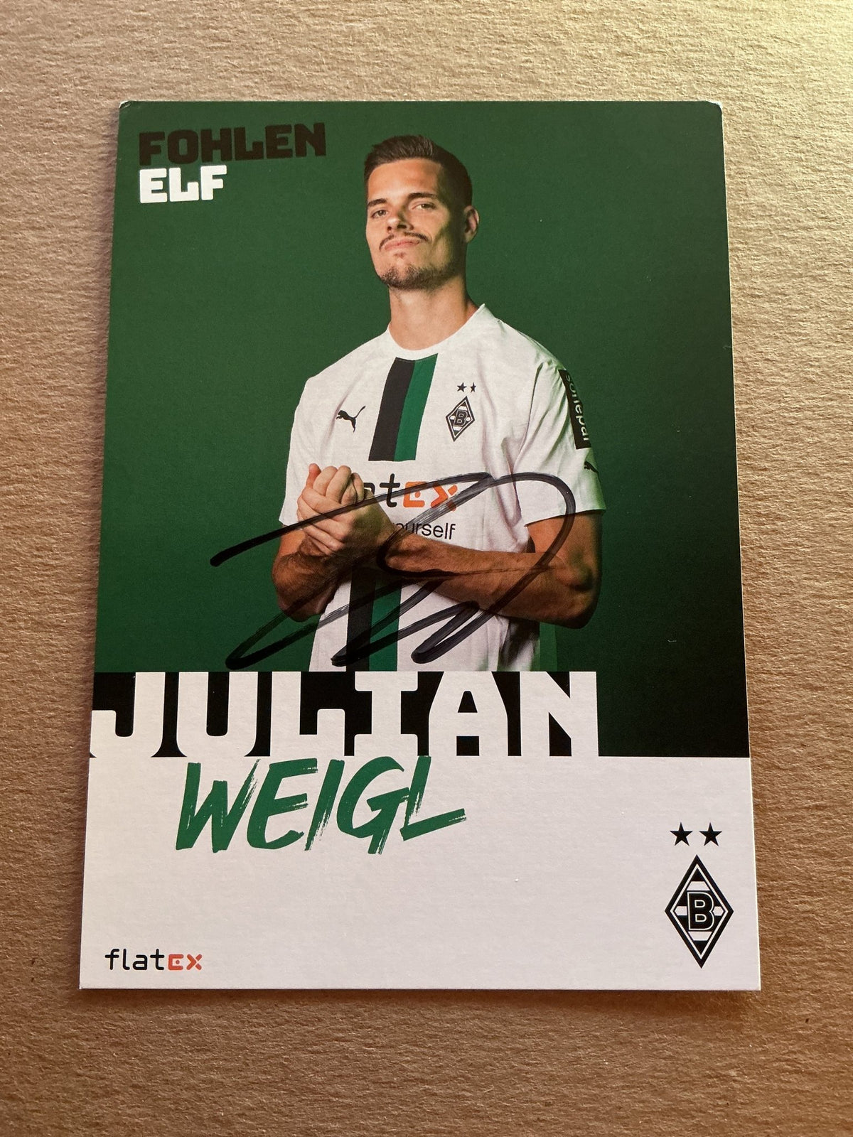 Julian Weigl, Germany 🇩🇪 Borussia Mönchengladbach 2022/23 hand signed - Autographs-World