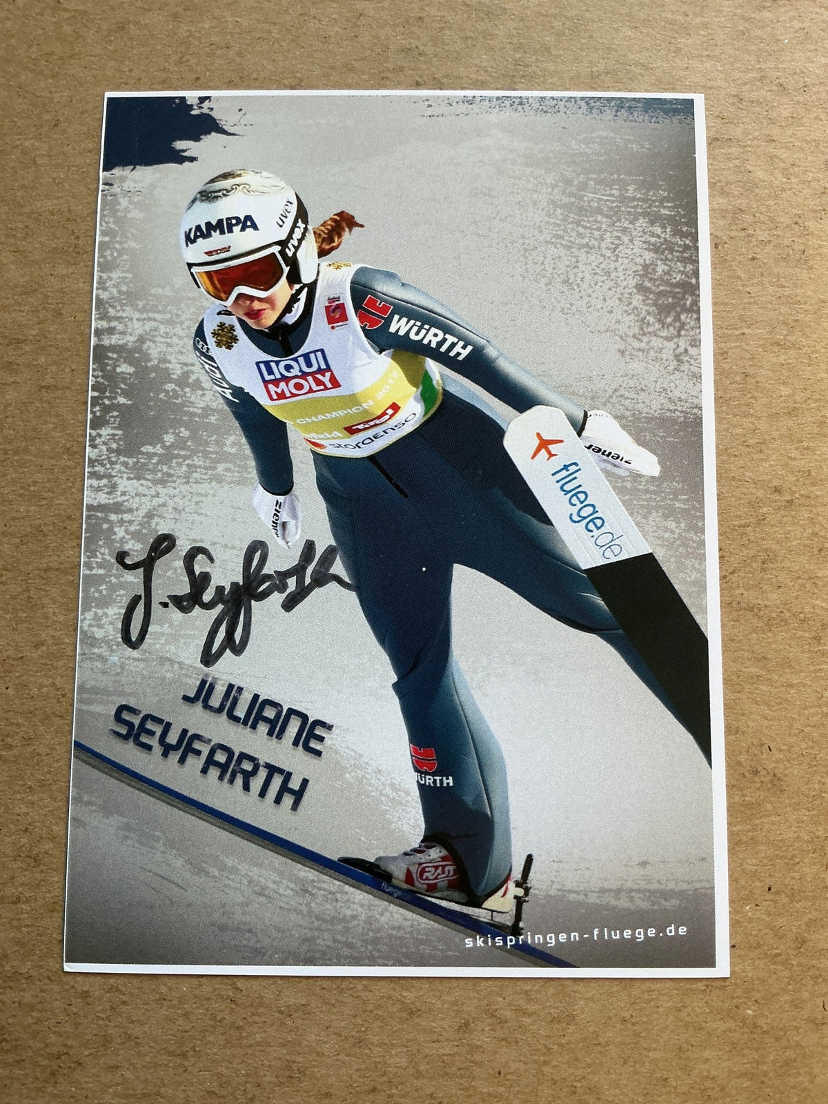 Juliane Seyfarth, Germany 🇩🇪 Skijumping Winter 2022/23 hand signed - Autographs-World