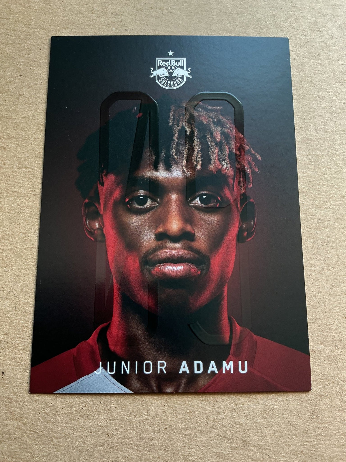 Junior Adamu, Austria 🇦🇹 Red Bull Salzburg 2020/21 hand signed - Autographs-World