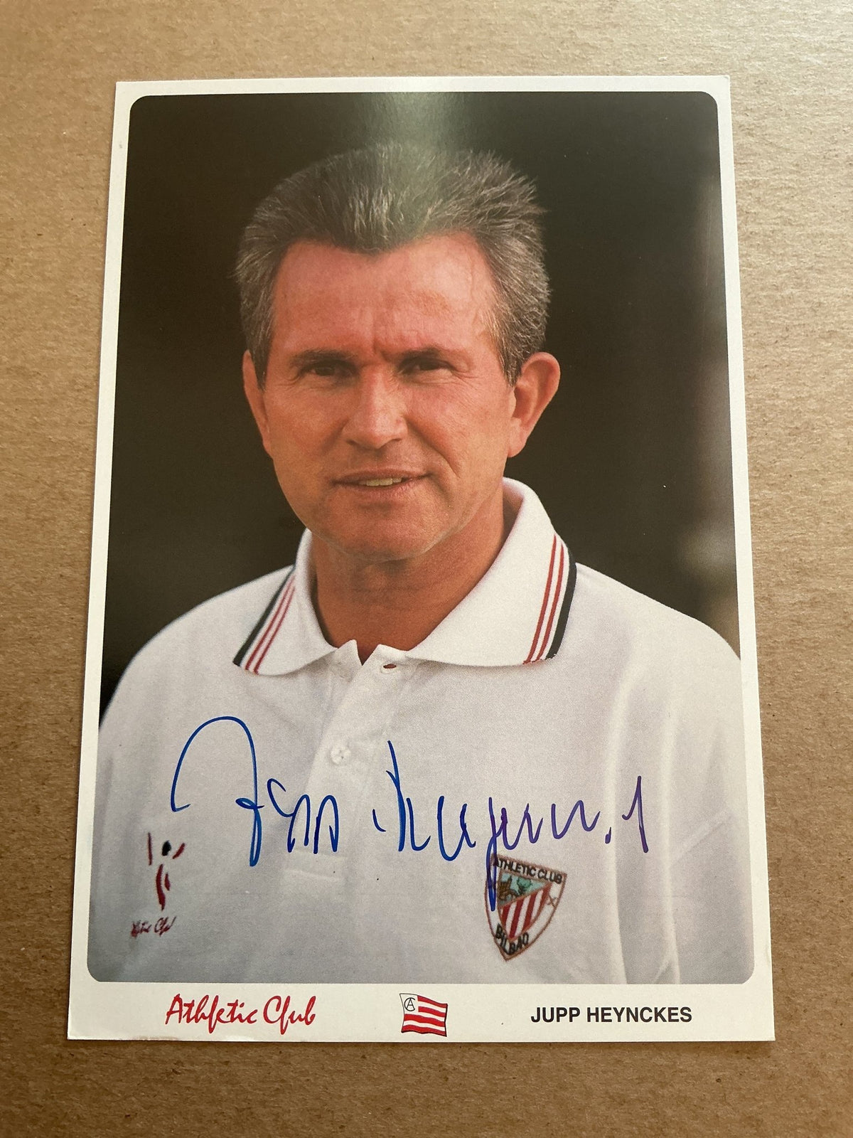 Jupp Heynckes, Germany 🇩🇪 Athletic Bilbao 1992/93 hand signed - Autographs-World