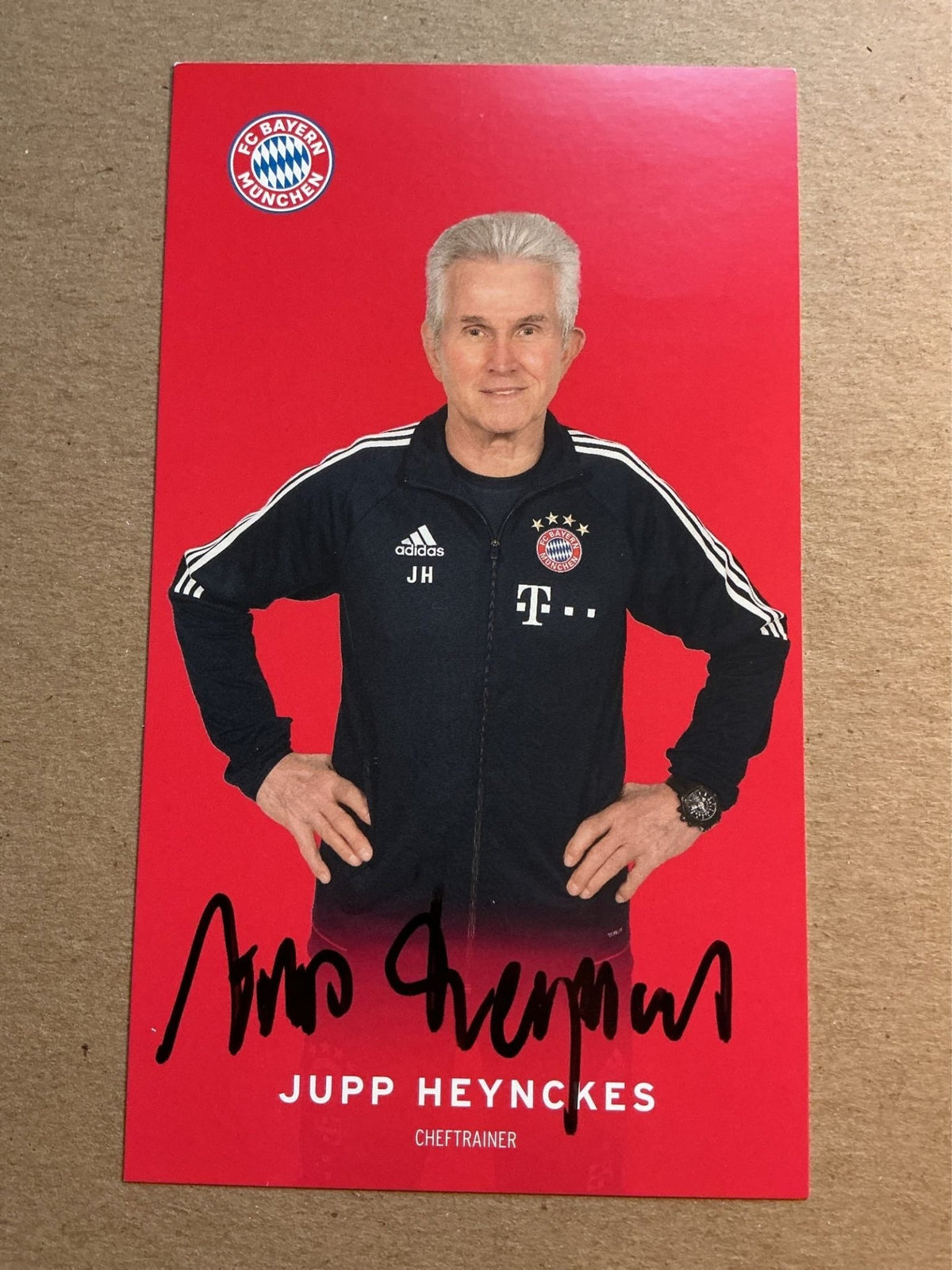 Jupp Heynckes, Germany 🇩🇪 FC Bayern München 2017/18 hand signed - Autographs-World