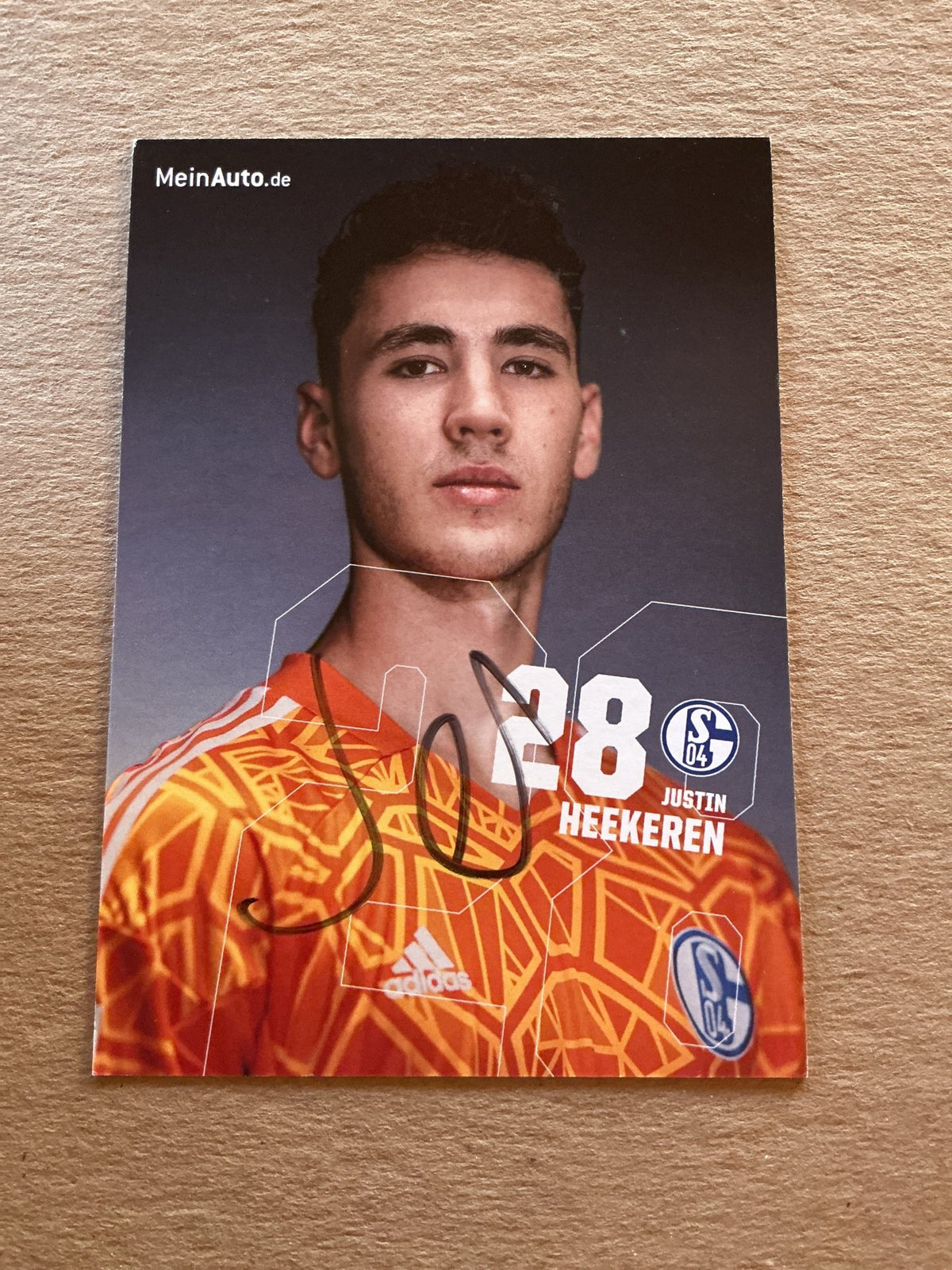 Justin Heekeren, Germany 🇩🇪 FC Schalke 04 2022/23 hand signed - Autographs-World
