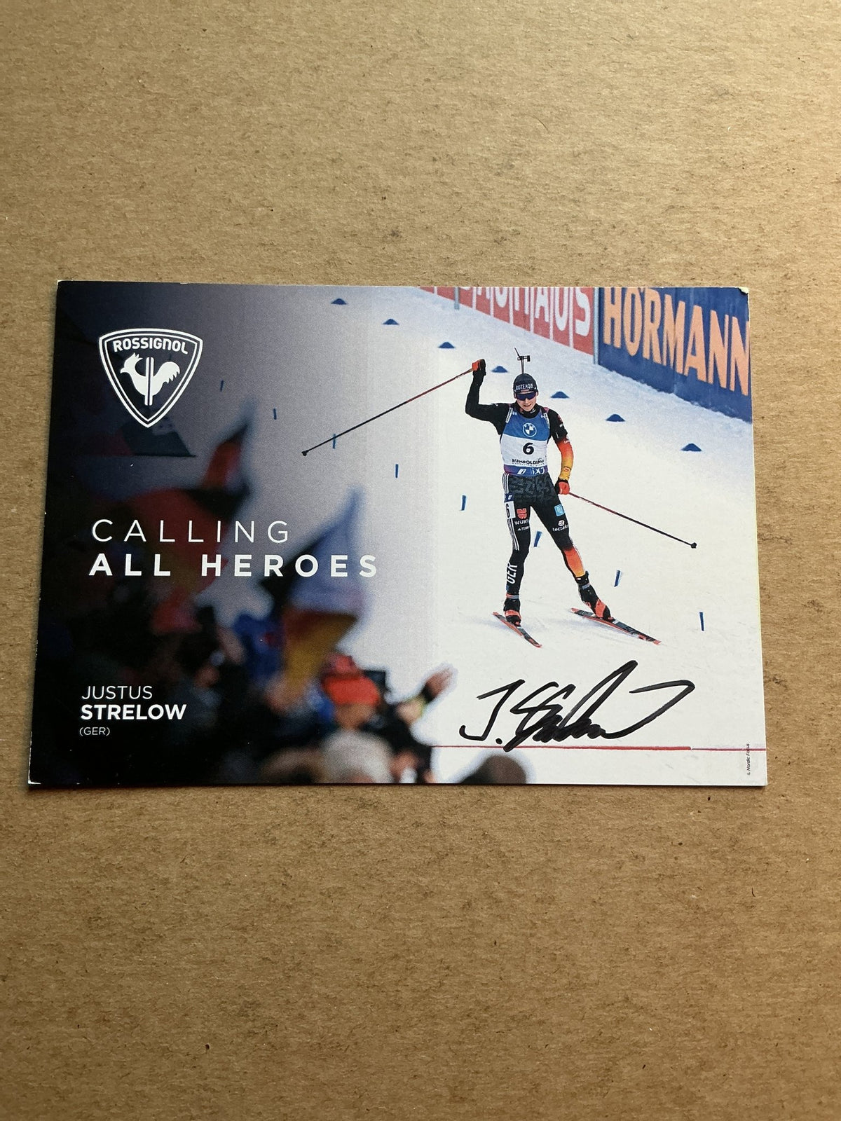 Justus Strelow, Germany 🇩🇪 Biathlon Winter 2025/26 hand signed - Autographs-World