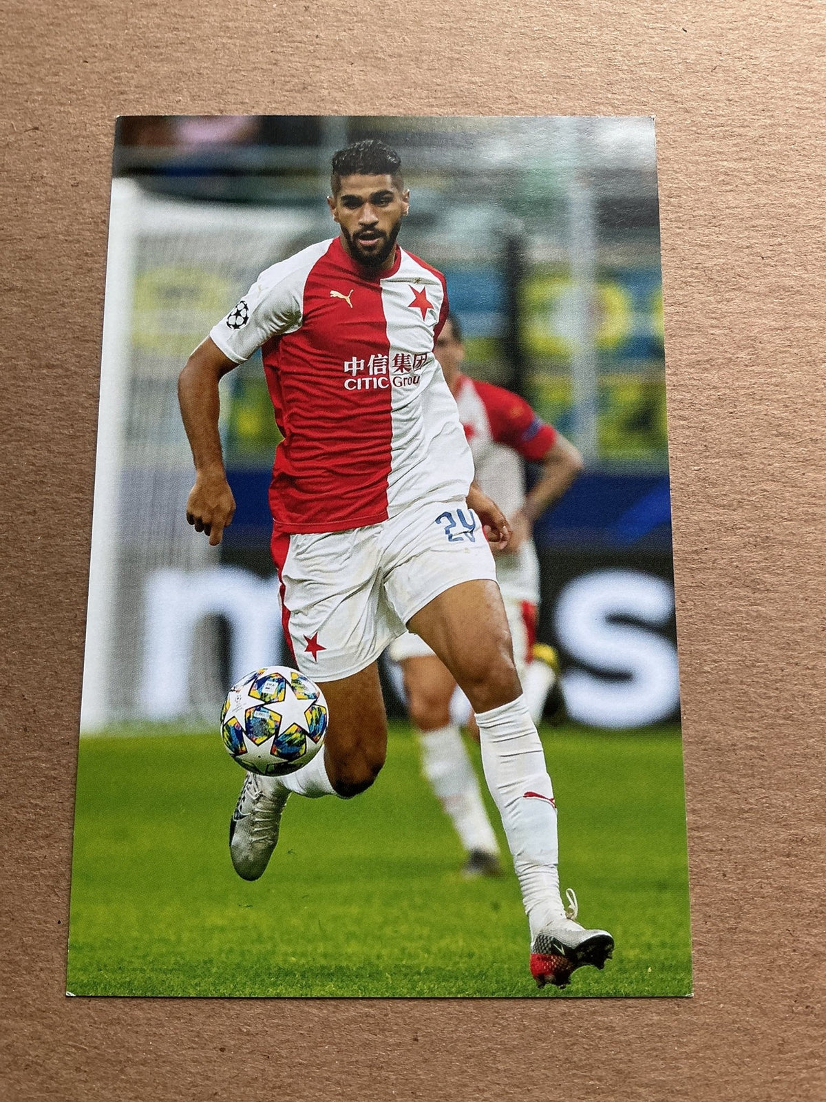 Júsuf Hilál, Bahrain 🇧🇭 SK Slavia Prague 2019/20 hand signed - Autographs-World