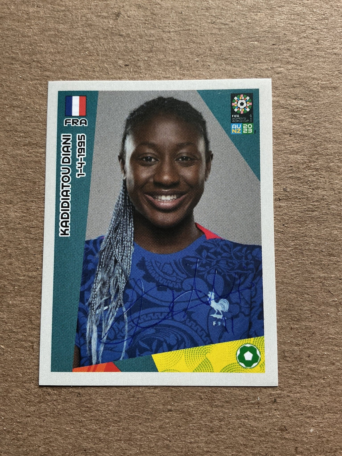 Kadidatou Diani, France 🇫🇷 FIFA Women’s World Cup 2023 Panini hand signed - Autographs-World