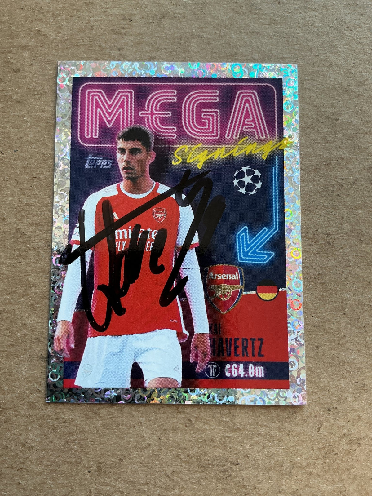 Kai Havertz, Germany 🇩🇪 Arsenal FC 2023/24 Topps hand signed - Autographs-World