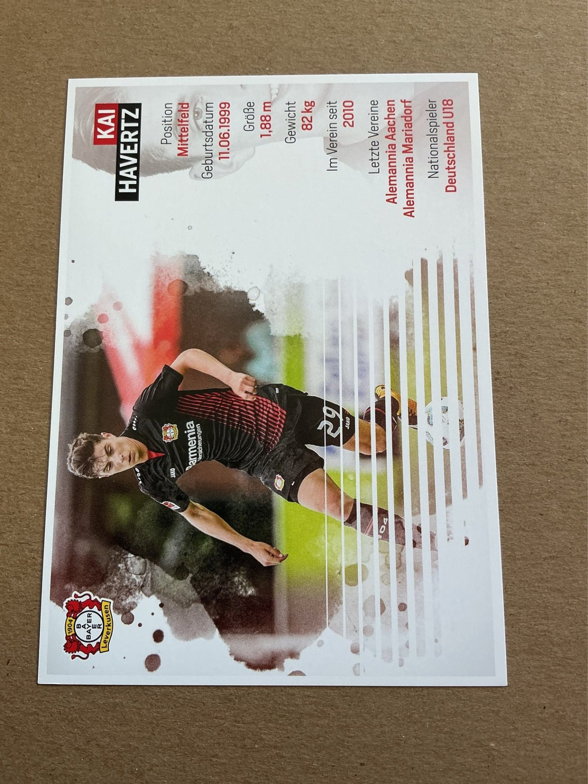 Kai Havertz, Germany 🇩🇪 Bayer 04 Leverkusen 2017/18 hand signed - Autographs-World