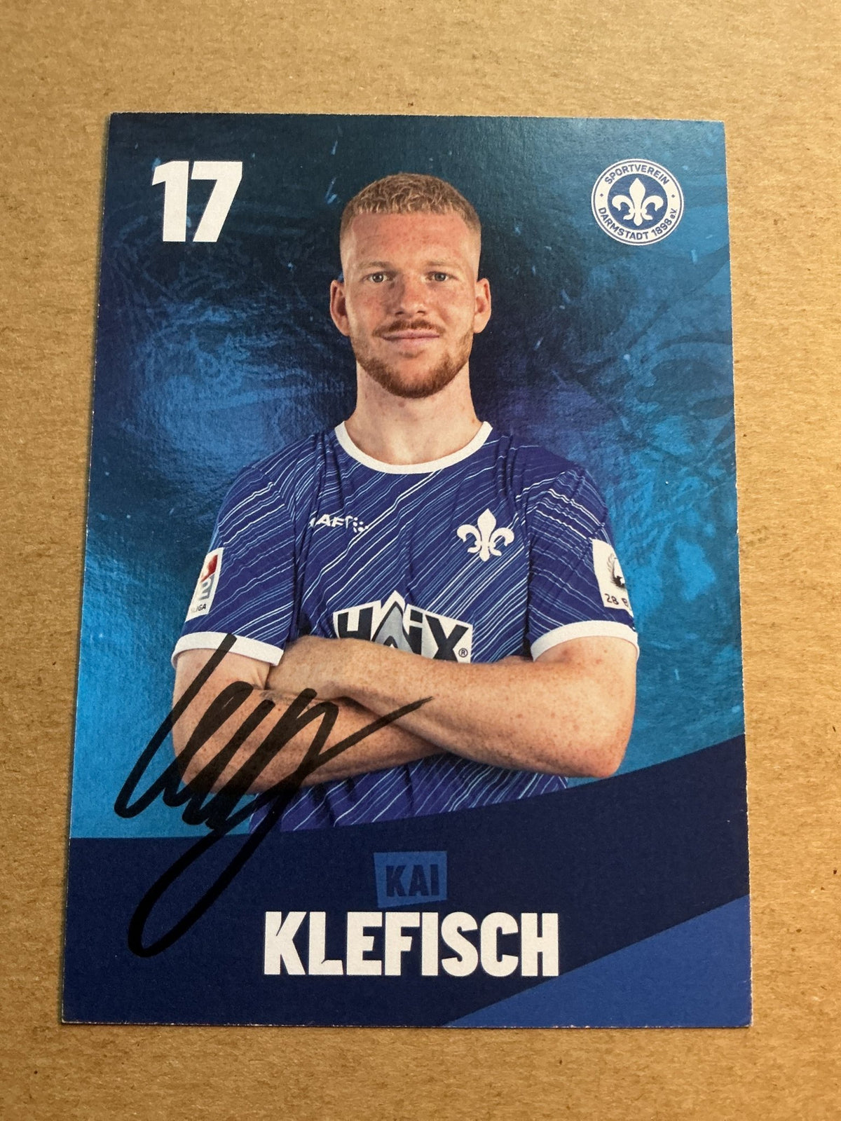 Kai Klefisch, Germany 🇩🇪 SV Darmstadt 98 2023/24 hand signed - Autographs-World