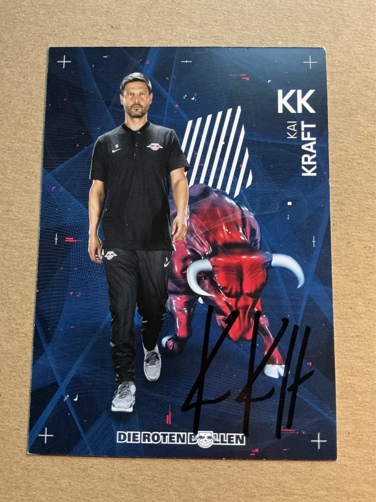 Kai Kraft, Germany 🇩🇪 RB Leipzig 2017/18 hand signed - Autographs-World