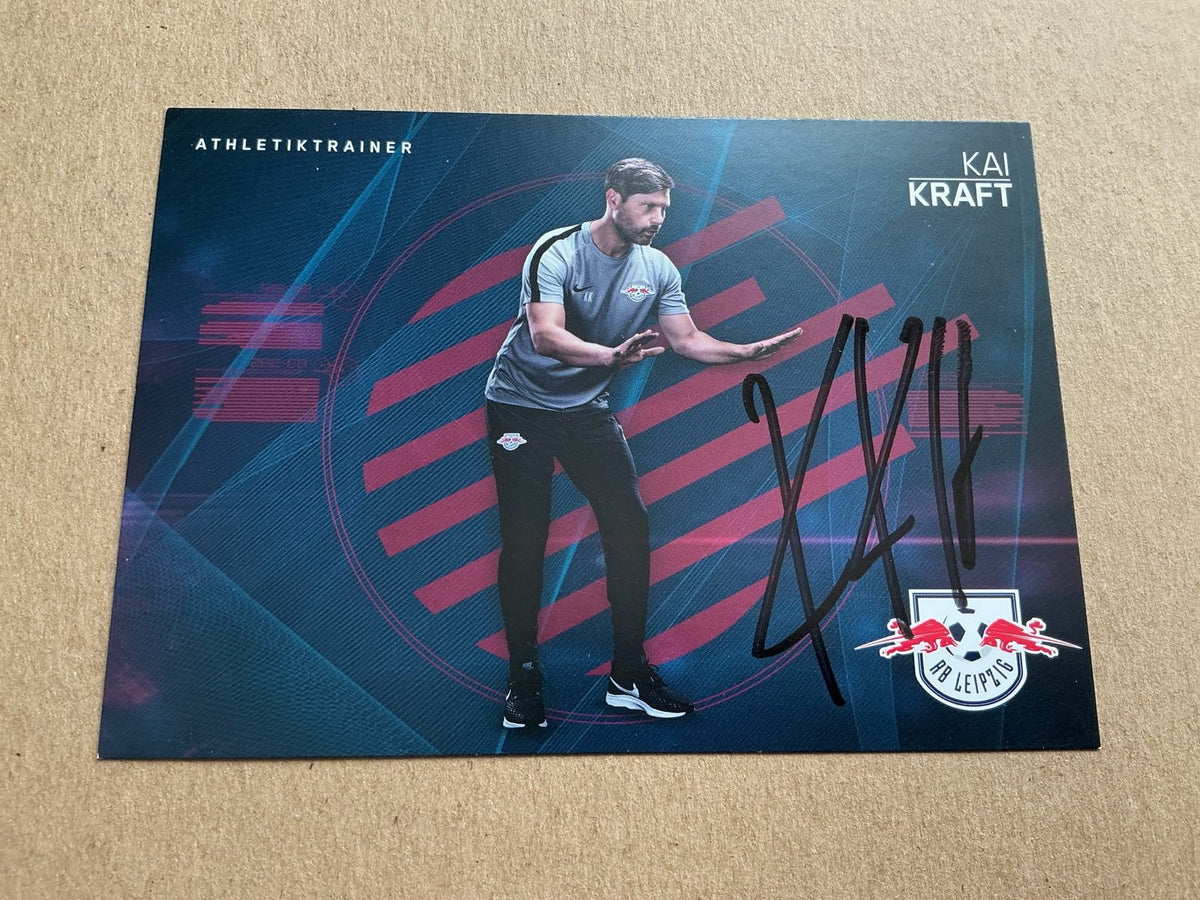 Kai Kraft, Germany 🇩🇪 RB Leipzig 2018/19 hand signed - Autographs-World