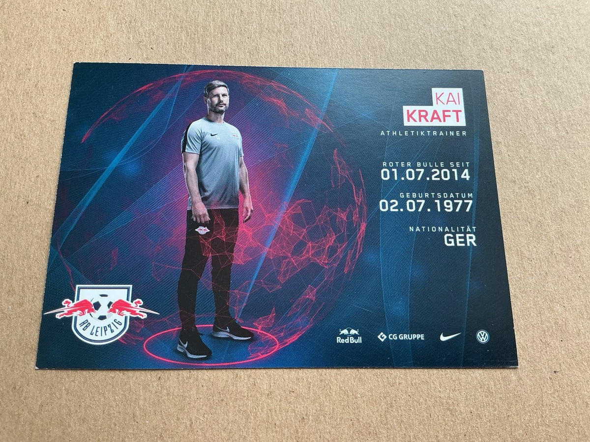 Kai Kraft, Germany 🇩🇪 RB Leipzig 2018/19 hand signed - Autographs-World