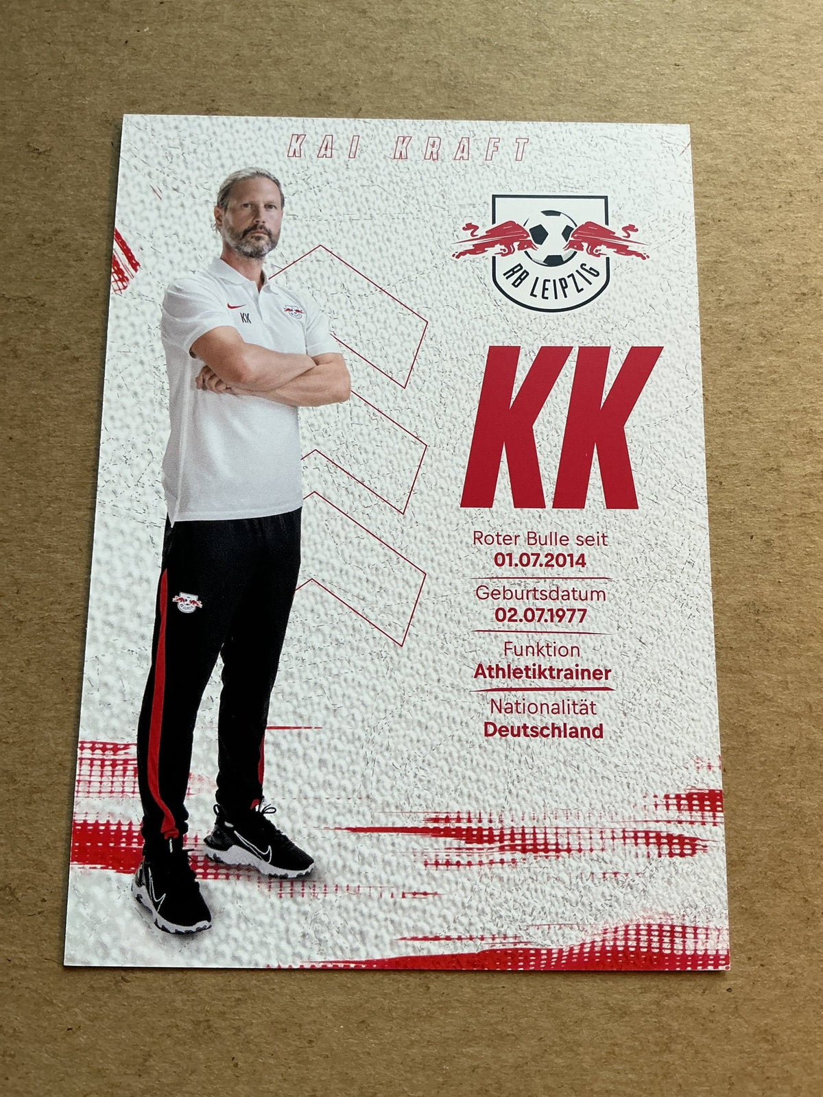 Kai Kraft, Germany 🇩🇪 RB Leipzig 2021/22 hand signed - Autographs-World