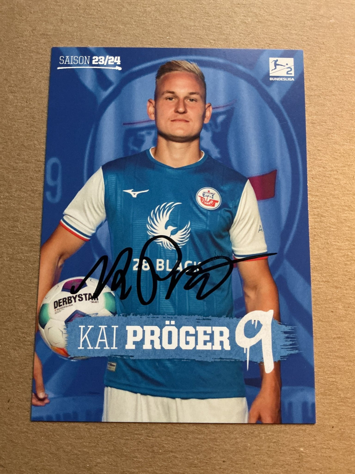 Kai Pröger, Germany 🇩🇪 Hansa Rostock 2023/24 hand signed - Autographs-World