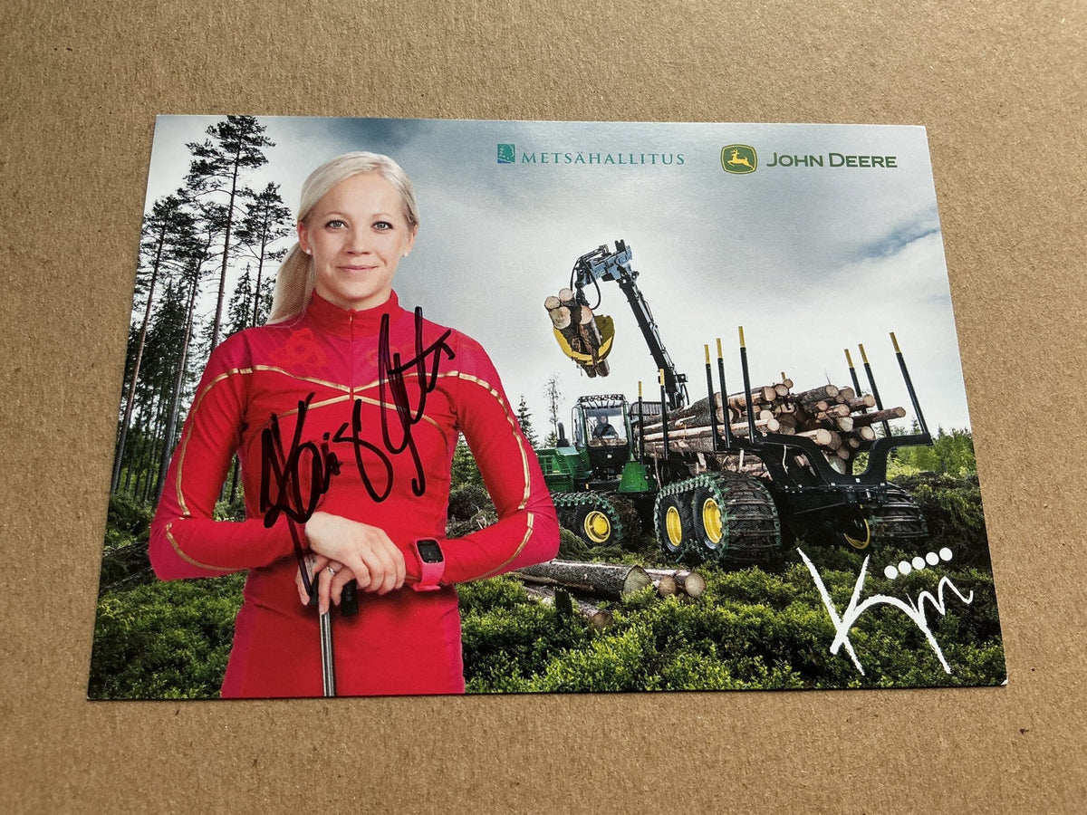 Kaisa Mäkäräinen, Finland 🇫🇮 Biathlon Winter 2021/22 hand signed - Autographs-World