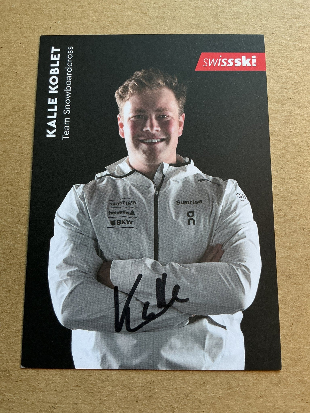 Kalle Koblet, Switzerland 🇨🇭Snowboard Winter Sports 2024/25 hand signed - Autographs-World