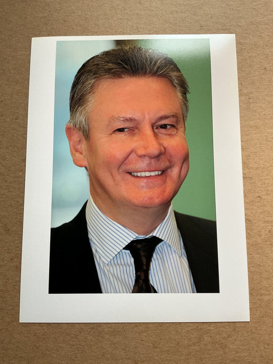 Karel de Gucht, Belgium 🇧🇪 Foreign Minister Politics hand signed - Autographs-World