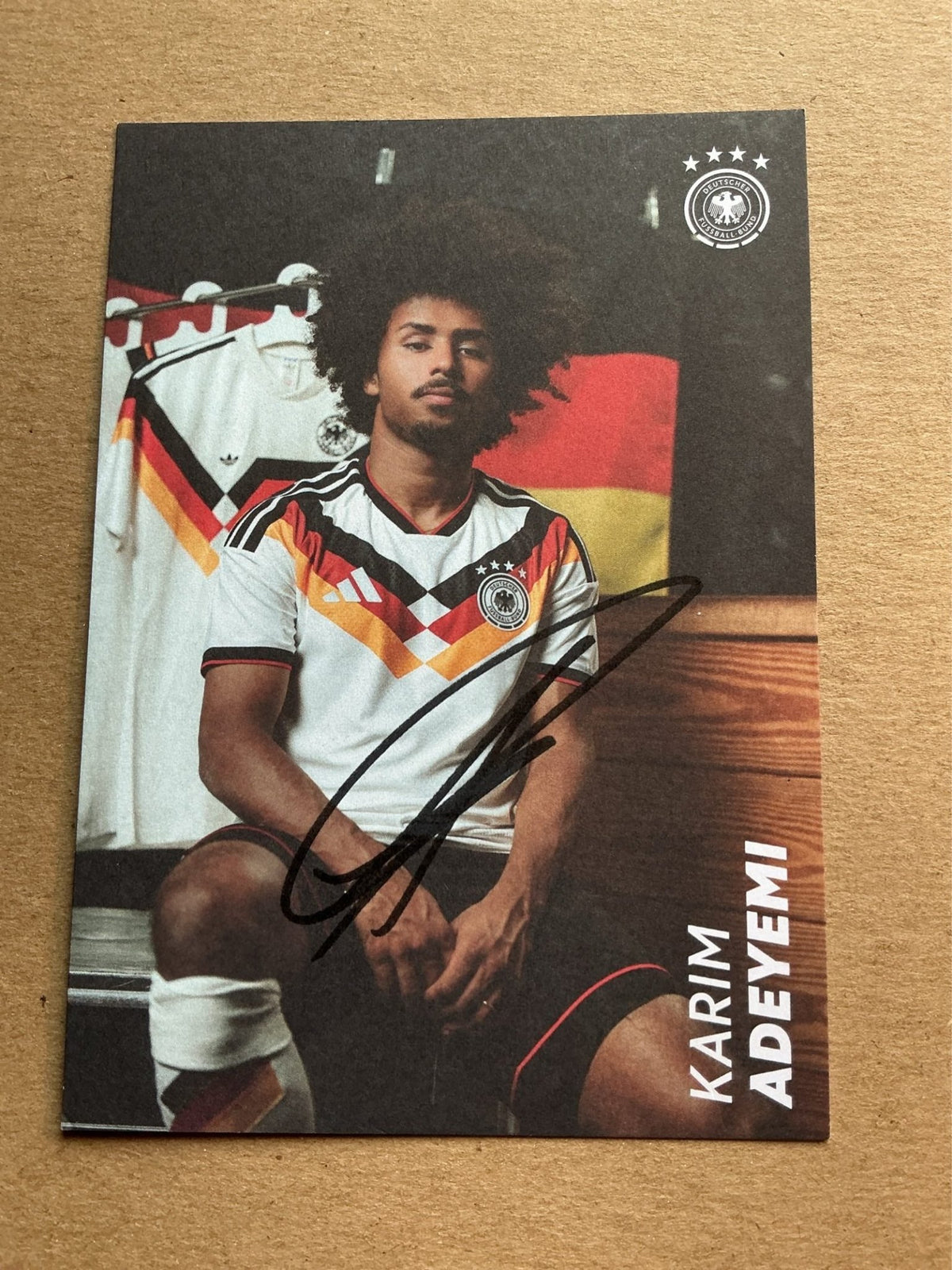 Karim Adeyemi, Germany 🇩🇪 FIFA World Cup 2026 hand signed - Autographs-World