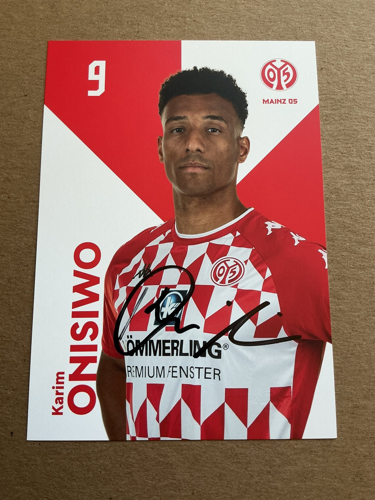 Karim Onisiwo, Austria 🇦🇹 FSV Mainz 05 2021/22 hand signed - Autographs-World