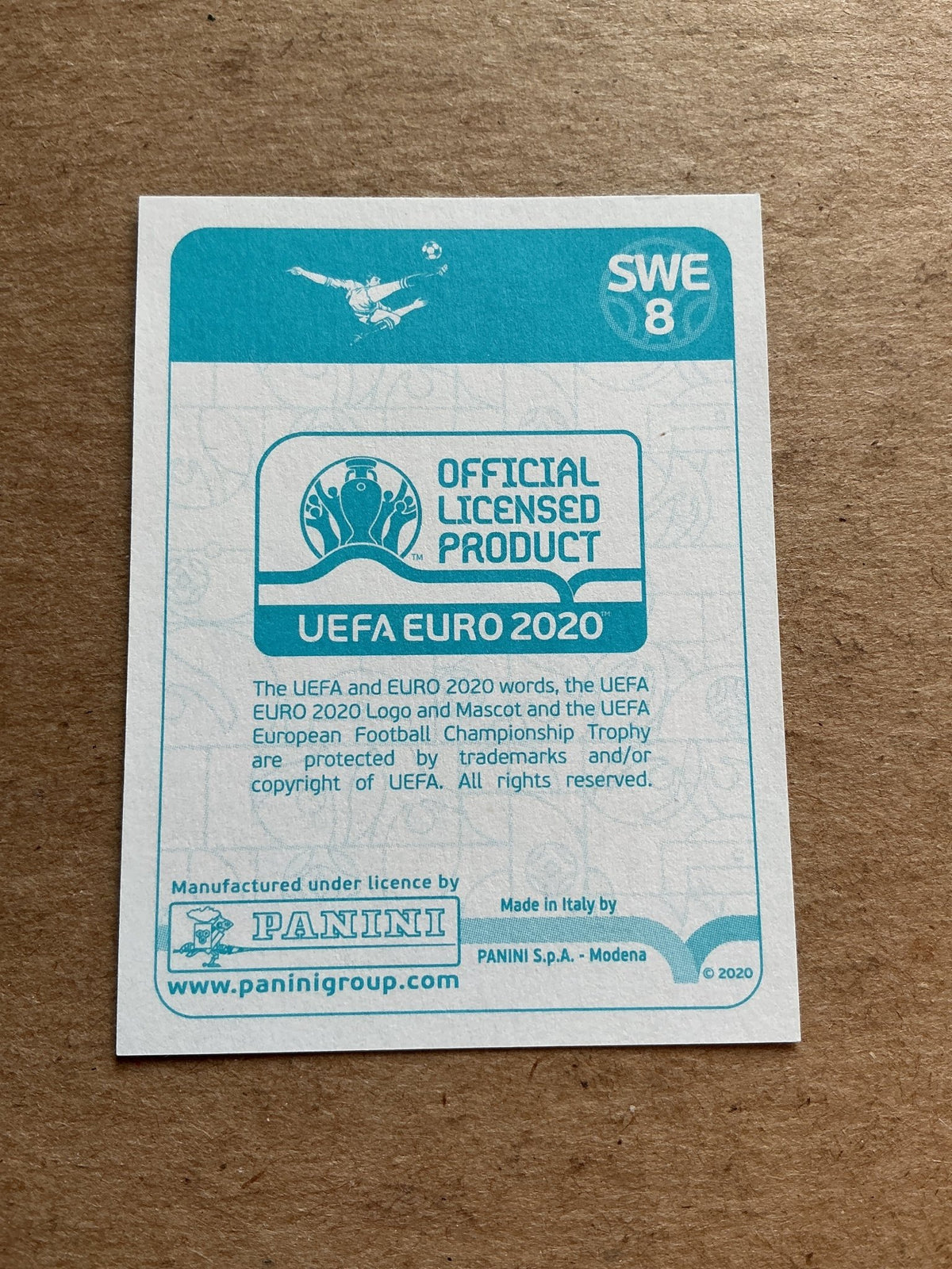 Karl-Johan Johnsson, Sweden 🇸🇪 UEFA Euro 2020 Panini hand signed - Autographs-World