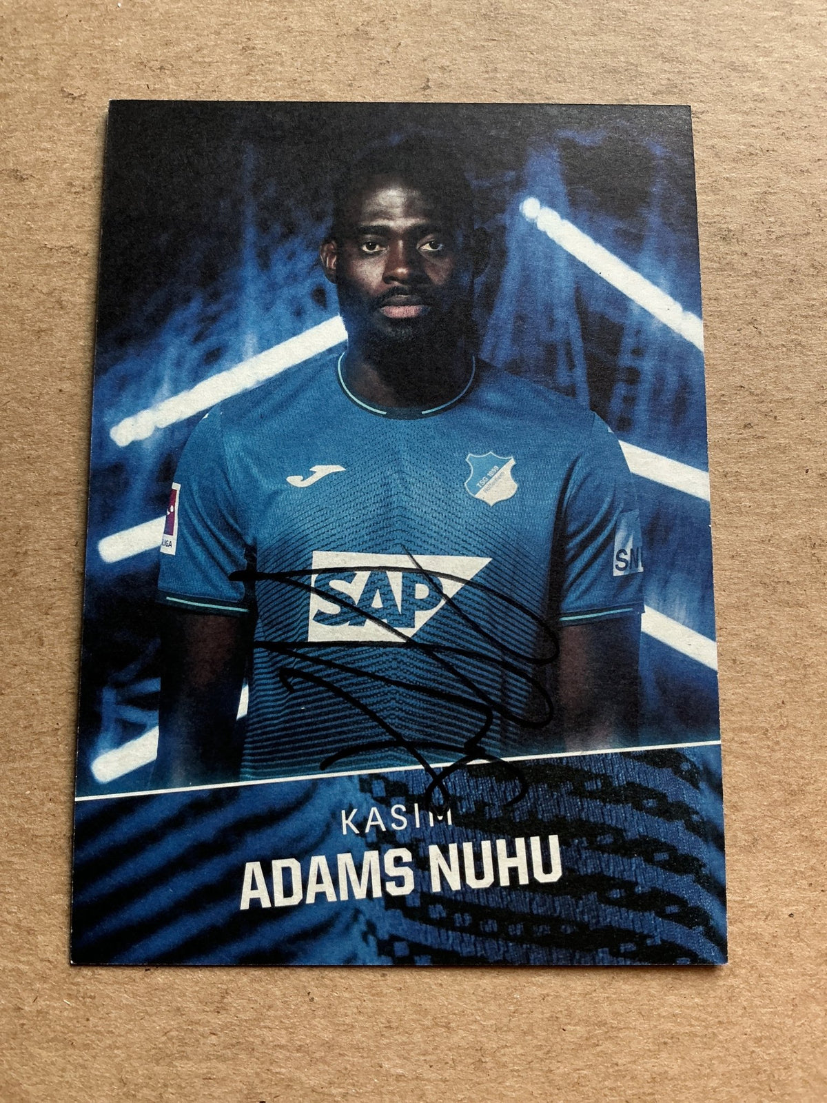 Kasim Adams Nuhu, Ghana 🇬🇭 TSG 1899 Hoffenheim 2021/22 hand signed - Autographs-World