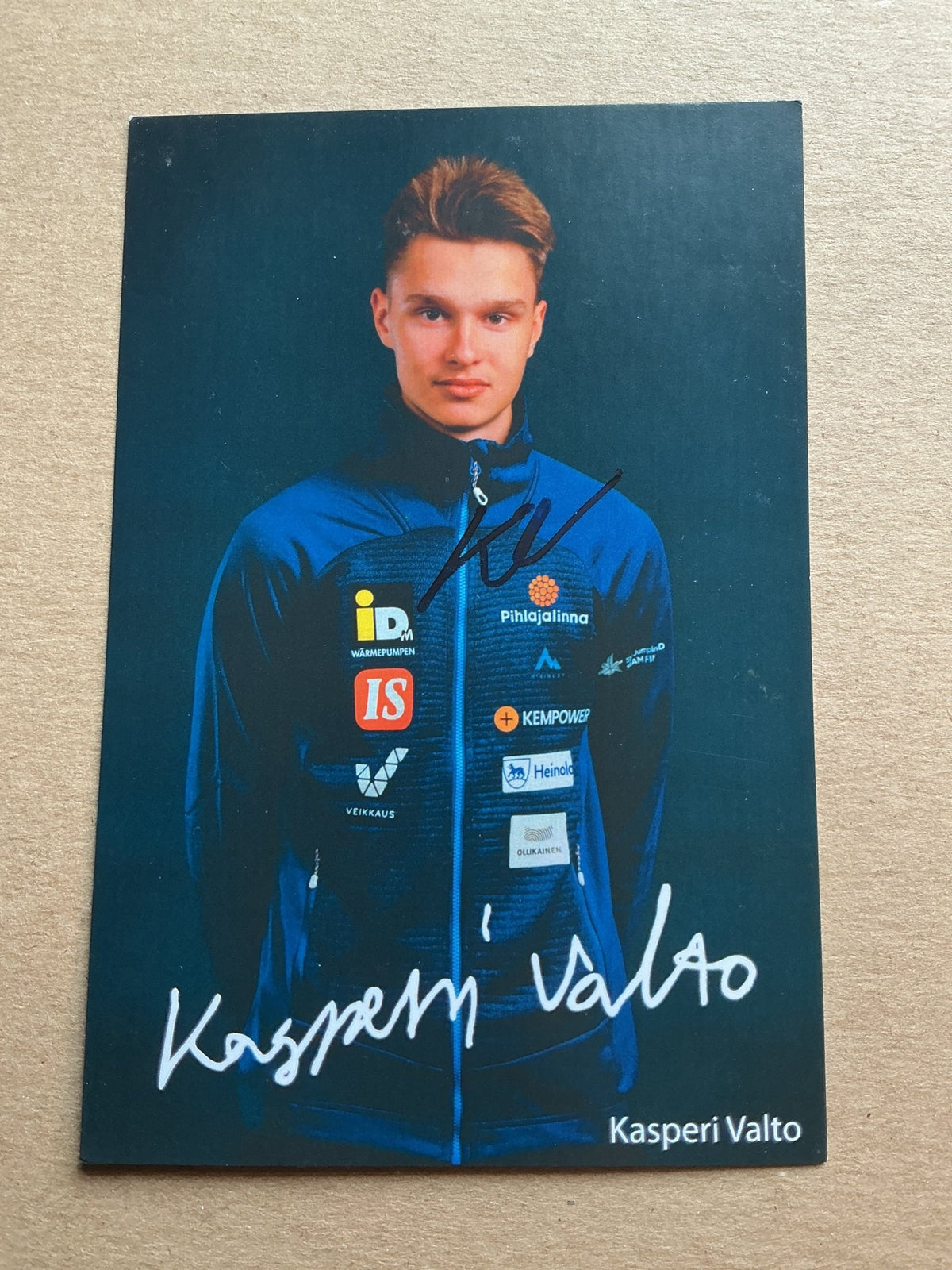 Kasperi Valto, Finland 🇫🇮 Ski Jumping Winter 2025/26 hand signed - Autographs-World