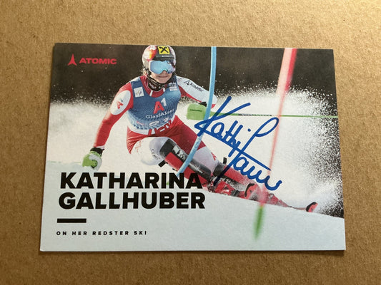 Katharina Gallhuber, Austria 🇦🇹 Alpine Winter Sports 2024/25 hand signed - Autographs-World