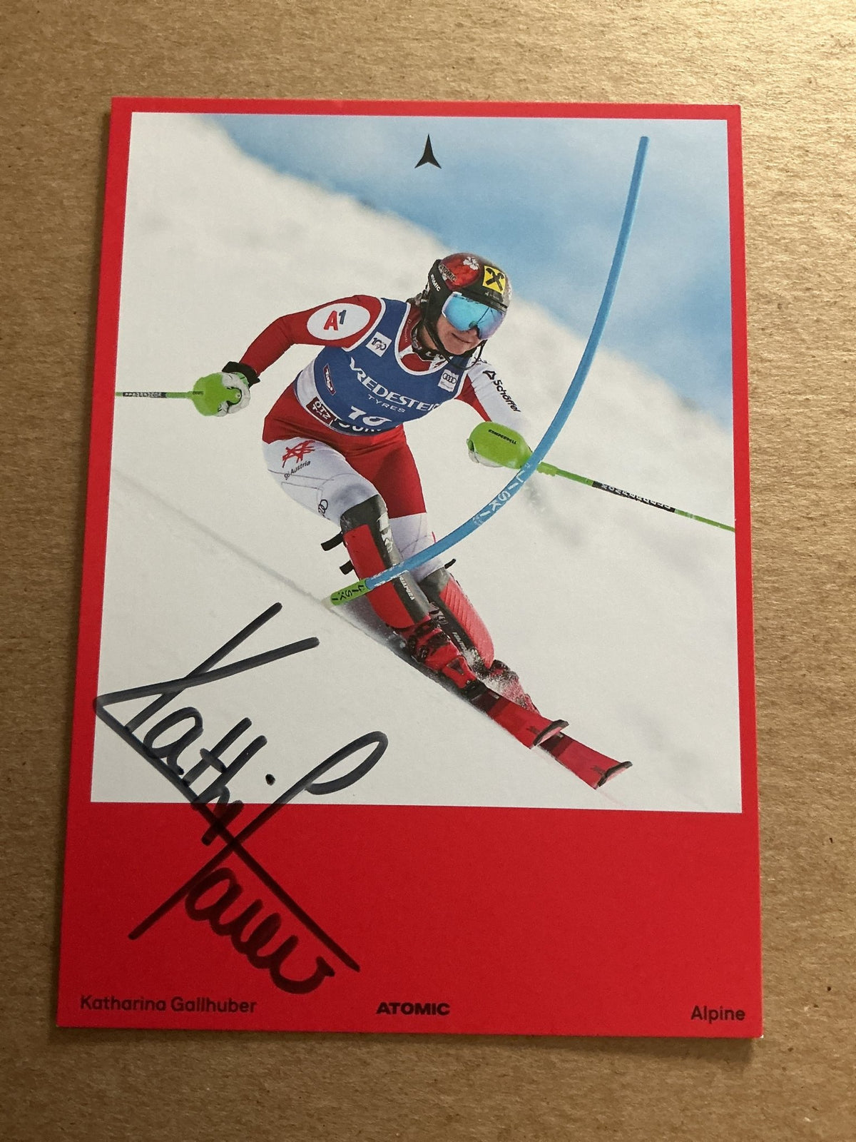Katharina Gallhuber, Austria 🇦🇹 Alpine Winter Sports 2024/25 hand signed - Autographs-World