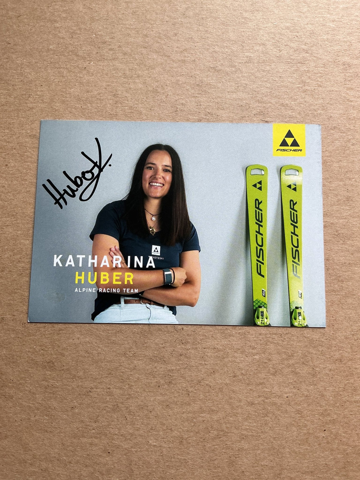 Katharina Huber, Austria 🇦🇹 Alpine Winter Sports 2024/25 hand signed - Autographs-World