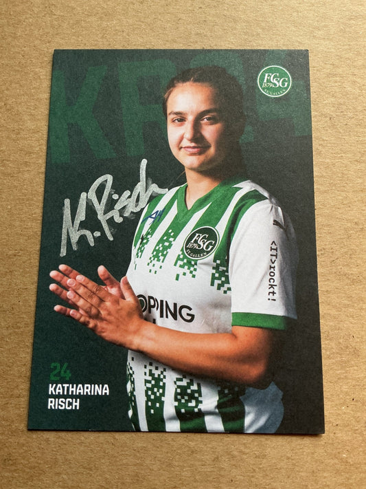 Katharina Risch, Switzerland 🇨🇭 FC St. Gallen 2024/25 hand signed - Autographs-World