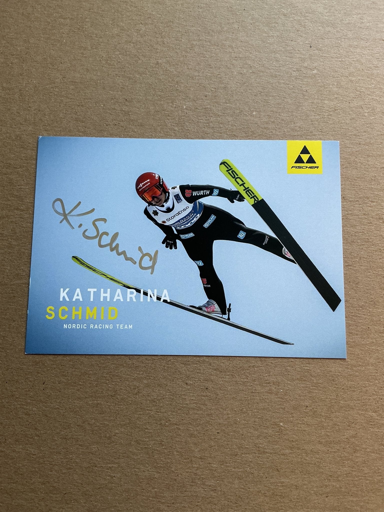Katharina Schmid, Germany 🇩🇪 Ski Jumping Winter 2025/26 hand signed - Autographs-World