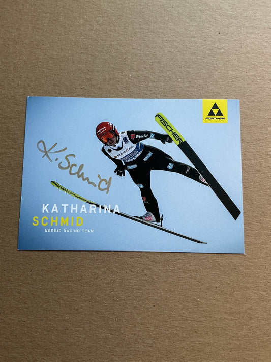Katharina Schmid, Germany 🇩🇪 Ski Jumping Winter 2025/26 hand signed - Autographs-World