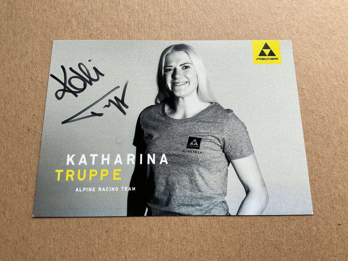 Katharina Truppe, Austria 🇦🇹 Alpine Winter 2022/23 hand signed - Autographs-World