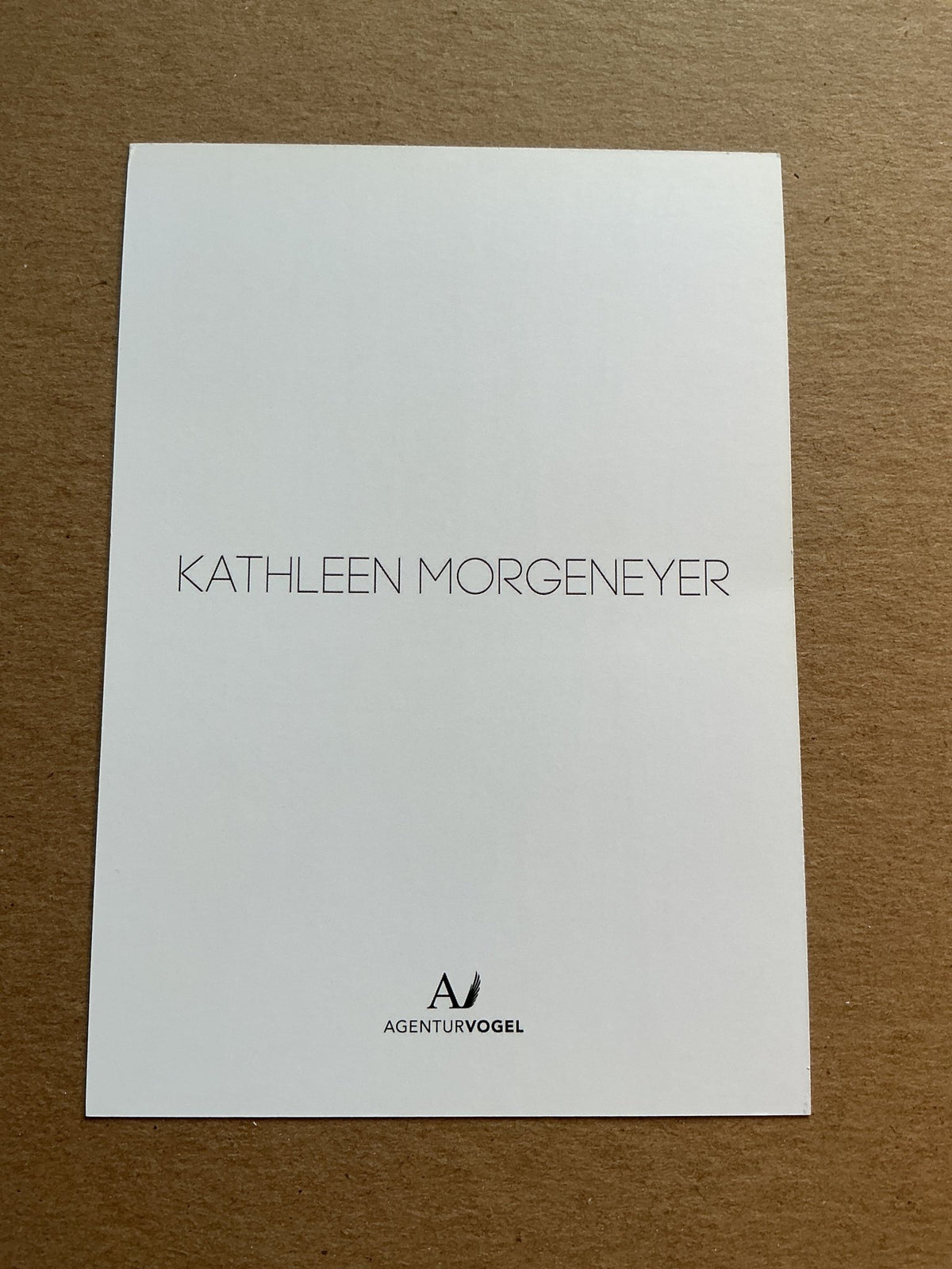Kathleen Morgeneyer, Germany 🇩🇪 Actress 2024 hand signed - Autographs-World