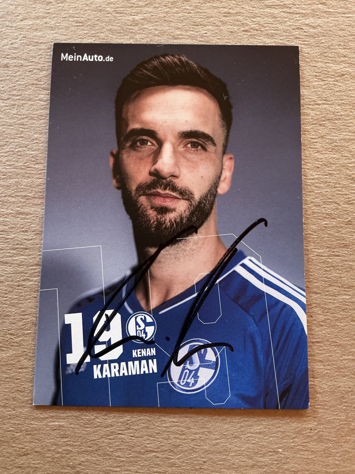 Kenan Karaman, Türkiye 🇹🇷 FC Schalke 04 2022/23 hand signed - Autographs-World