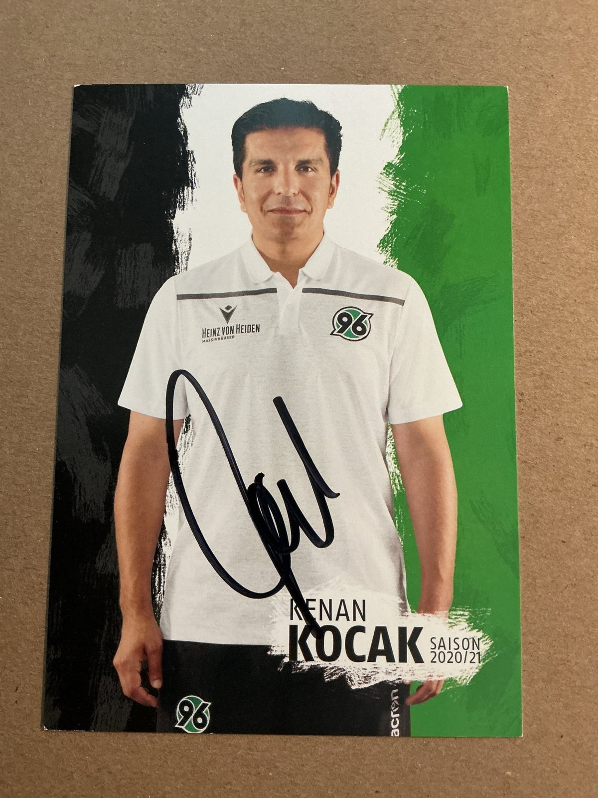Kenan Kocak, Germany 🇩🇪 Hannover 96 2020/21 hand signed - Autographs-World