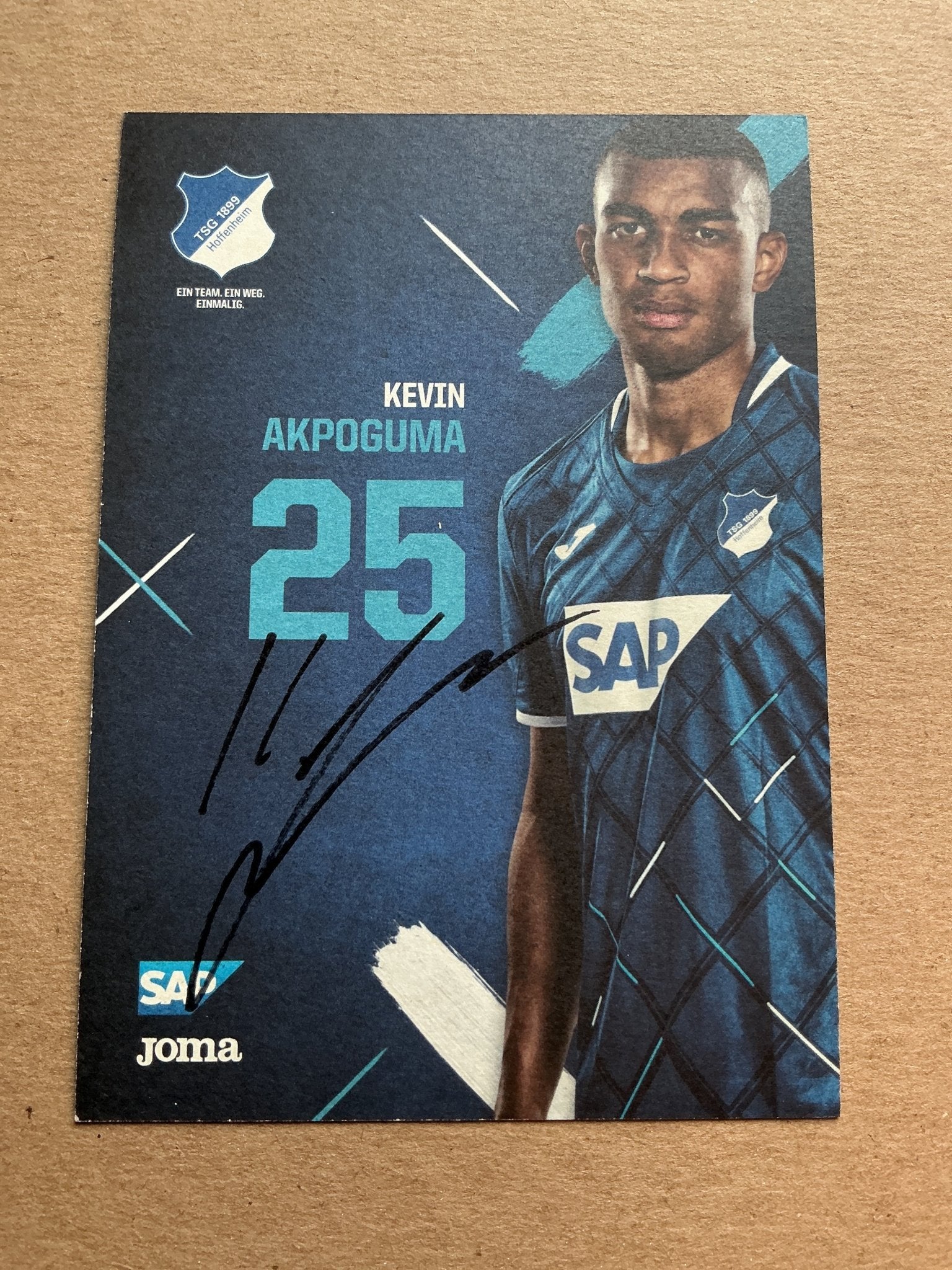 Kevin Akpoguma, Germany 🇩🇪 TSG 1899 Hoffenheim 2019/20 hand signed - Autographs-World
